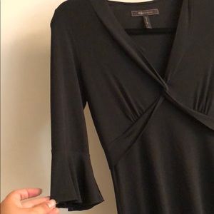 BCBGMAXAZRIA Black Jersey Knit Dress XS